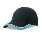 Casquette de baseball pour enfants en coton bio 260 g/m2 couleur bleu marine