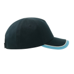 Casquette de baseball pour enfants en coton bio 260 g/m2 couleur bleu marine