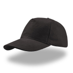Casquette en sergé de coton brossé avec fermeture arrière à boucle couleur noir vue 11