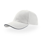 Casquette en coton taille unique avec fermeture à boucle 250 g/m2