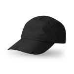 Casquette en polyester recyclé résistant à l'eau 85 g/m2 couleur noir vue 11