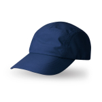 Casquette en polyester recyclé résistant à l'eau 85 g/m2 couleur bleu marine
