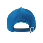 Casquette polyester avec visière et fermeture réfléchissantes 200 g/m² couleur bleu roi