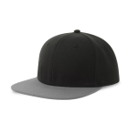 Casquette en sergé de polyester recyclé avec visière plate 300 g/m²