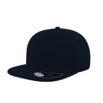 Casquette partiellement en laine avec visière plate 400 g/m² couleur bleu marine