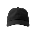 Casquette non structurée avec boucle et mélange de coton 280 g/m² couleur noir vue détaillée 6