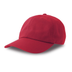 Casquette pour publicité d'entreprise en coton peigné Uptown couleur rouge