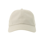 Casquette non structurée avec boucle et mélange de coton 280 g/m² couleur blanc vue détaillée 6