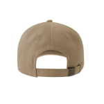 Casquette non structurée avec boucle et mélange de coton 280 g/m² couleur beige vue détaillée 2