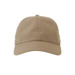 Casquette non structurée avec boucle et mélange de coton 280 g/m² couleur beige vue détaillée 6