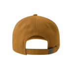 Casquette non structurée avec boucle et mélange de coton 280 g/m² couleur moutarde vue détaillée 2