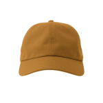 Casquette non structurée avec boucle et mélange de coton 280 g/m² couleur moutarde vue détaillée 6