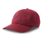 Casquette pour publicité d'entreprise en coton peigné Uptown couleur rouge foncé