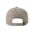 Casquette non structurée avec boucle et mélange de coton 280 g/m² couleur gris clair vue détaillée 2