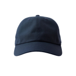 Casquette non structurée avec boucle et mélange de coton 280 g/m² couleur bleu marine vue détaillée 6