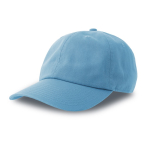 Casquette pour publicité d'entreprise en coton peigné Uptown couleur bleu ciel