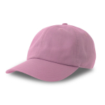 Casquette non structurée avec boucle et mélange de coton 280 g/m² couleur lilas