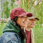 Casquette non structurée avec boucle et mélange de coton 280 g/m² vue d'ambiance