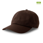 Casquette non structurée avec boucle et mélange de coton 280 g/m²