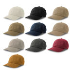 Casquette non structurée avec boucle et mélange de coton 280 g/m² vue plusieurs couleurs