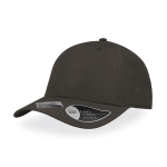Casquette fabriquée à partir de bouteilles avec visière 115 g/m² couleur gris foncé
