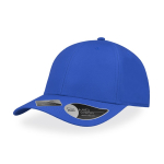 Casquette fabriquée à partir de bouteilles avec visière 115 g/m² couleur bleu roi
