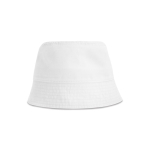 Bob en coton recyclé avec deux œillets 260 g/m² couleur blanc