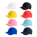 Casquette pour enfants en polyester recyclé de baseball 220 g/m² vue plusieurs couleurs
