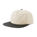 Casquette vintage en coton recyclé avec visière plate 260 g/m²