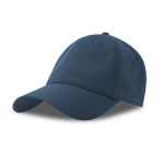 Casquette en polyester recyclé et élasthanne, dry tech 195 g/m² couleur bleu marine