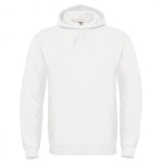 Sweat à capuche pour homme en coton et polyester 280 g/m² B&C couleur blanc