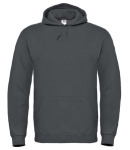 Sweat à capuche pour homme en coton et polyester 280 g/m² B&C couleur anthracite