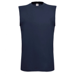 Débardeur 100 % coton pour homme 145 g/m² B&C couleur bleu marine