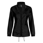 Coupe-vent ajustable pour femme en nylon déperlant B&C couleur noir vue 11