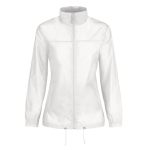 Coupe-vent ajustable pour femme en nylon déperlant B&C couleur blanc