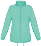 Coupe-vent ajustable pour femme en nylon déperlant B&C couleur turquoise