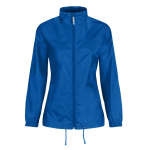 Coupe-vent ajustable pour femme en nylon déperlant B&C couleur bleu roi
