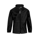Coupe-vent ajustable pour enfant en nylon déperlant B&C couleur noir vue 11