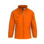 Coupe-vent ajustable pour enfant en nylon déperlant B&C couleur orange