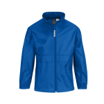 Coupe-vent ajustable pour enfant en nylon déperlant B&C couleur bleu roi