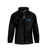 Coupe-vent ajustable pour enfant en nylon déperlant B&C vue avec impression