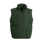Gilet d’explorateur polyester thermique imperméable 285 g/m² B&C couleur vert olive
