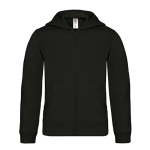 Sweat à capuche pour enfant en coton et polyester 280 g/m² B&C couleur noir vue 11