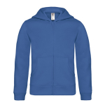 Sweat à capuche pour enfant en coton et polyester 280 g/m² B&C couleur bleu roi