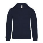 Sweat à capuche pour enfant en coton et polyester 280 g/m² B&C couleur bleu marine