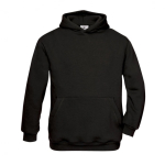 Sweat enfant coton et polyester poche kangourou 280 g/m² B&C couleur noir vue 11