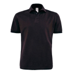 Polo en coton pour homme à manches courtes 230 g/m² B&C couleur noir vue 11