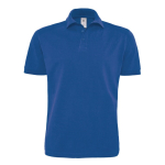 Polo en coton pour homme à manches courtes 230 g/m² B&C couleur bleu roi