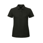 Polo pour femme en coton piqué à manches courtes 180 g/m² B&C couleur noir vue 11