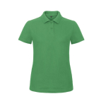 Polo pour femme en coton piqué à manches courtes 180 g/m² B&C couleur vert